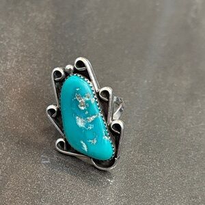 Sterling Silver Turquoise Statement Ring
